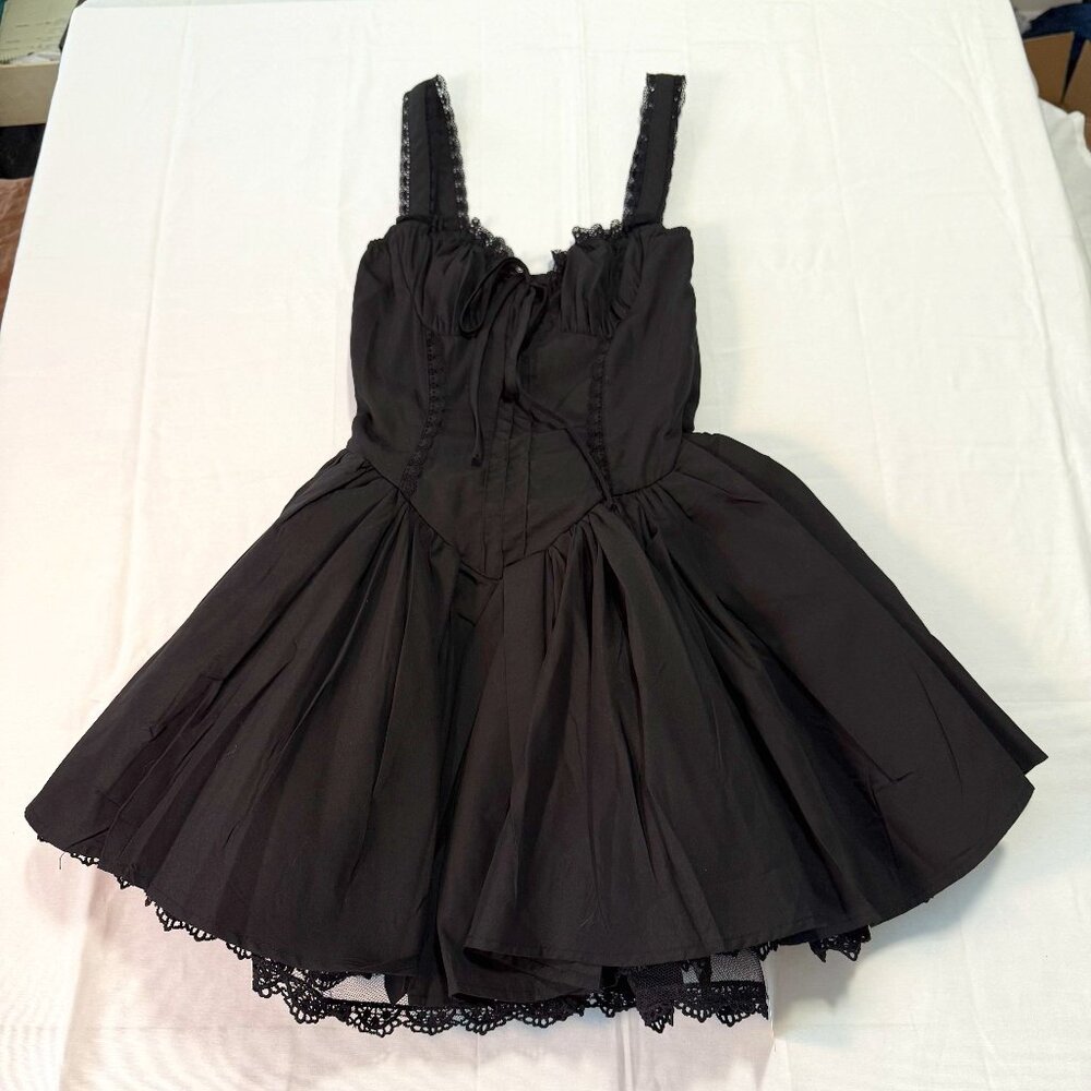 SHEIN Black Mini Dress